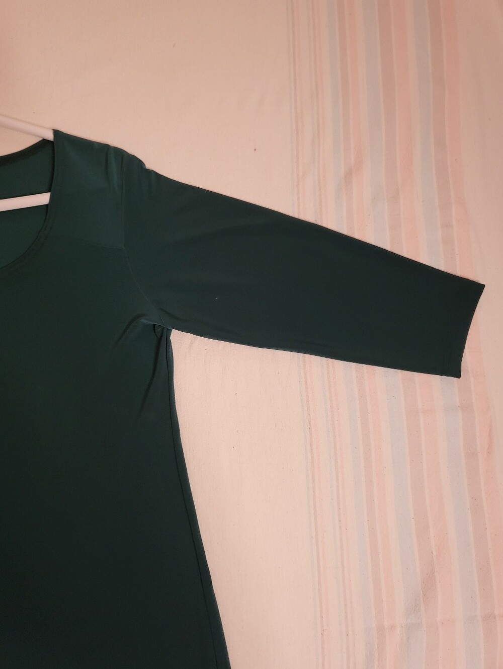 Sympli Green Midi Dress Three Quarter Sleeve Size 6 - Picture 3 of 8